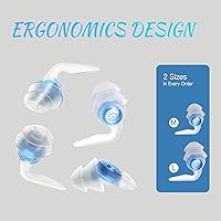 Vista 2 de Ear Plugs for Concerts High Fidelity Ear Plugs Concert Earplugs Musicians Best Earplug for Concert for Noise Reduction Cancelling Musician Reusable