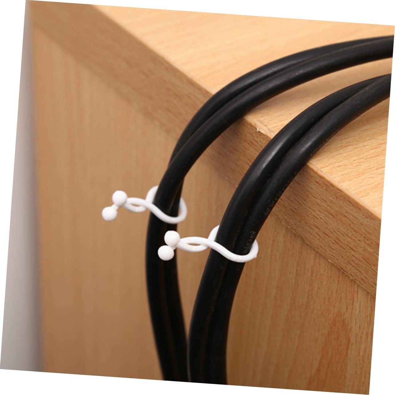 Mikikit Cable Clip Organizer Set 150pcs Wire Fasteners for Electric Cord Reels Wire Winder
