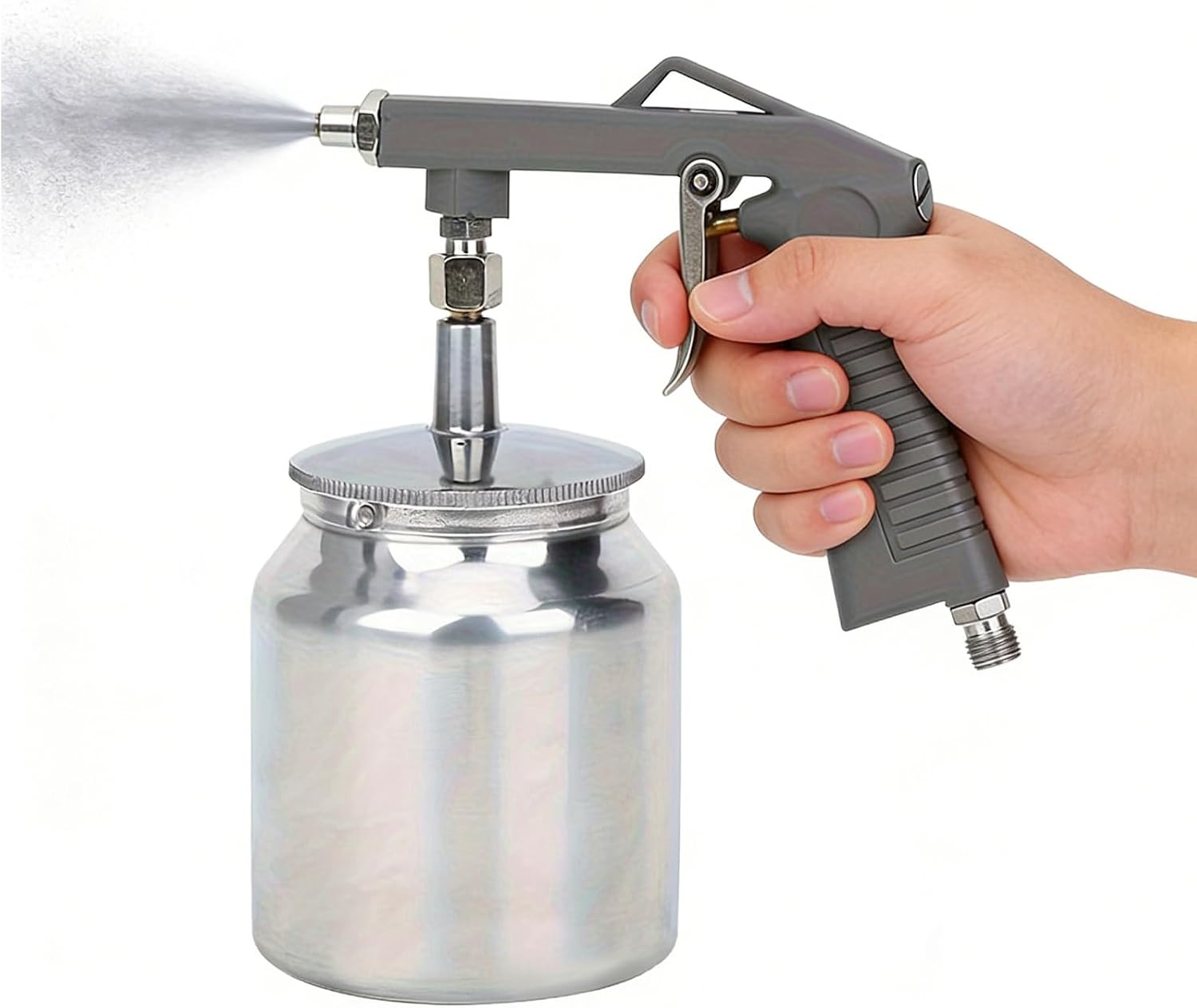 Sandblasting Machine Precision Heavy Duty Rust Remover | Handheld Paint Remover Machine for Refinishing Maintenance Woodworking Fabrication Industrial