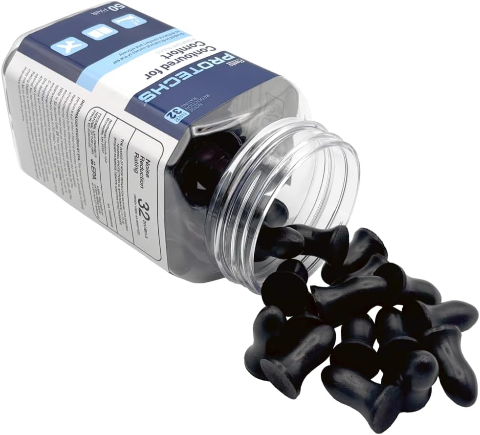 Protechs Contoured for fort Fo Ear Plugs, Soft & fortable