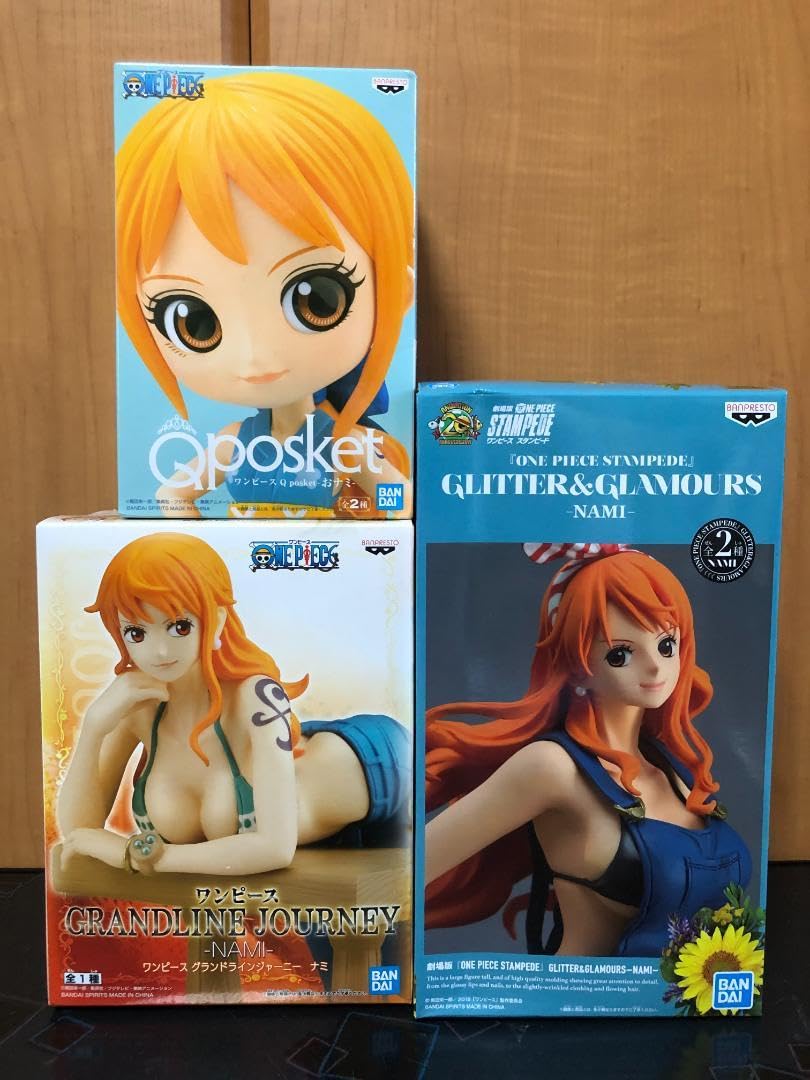 Amazon.co.jp: ワンピ ース フィギュア ナミ 3種セット : Hobbies