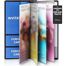 OLDECORY Tract Holder for Ministry, Black Plastic, JW.org gifts, Pioneer, organizer, Jehovah Witness accessories, 1 unit, 200g capacity | Compatible with new 2026 tracts, Jehovah Witness Pioneer accessories, JW Supplies for Ministry, Convention and Preaching