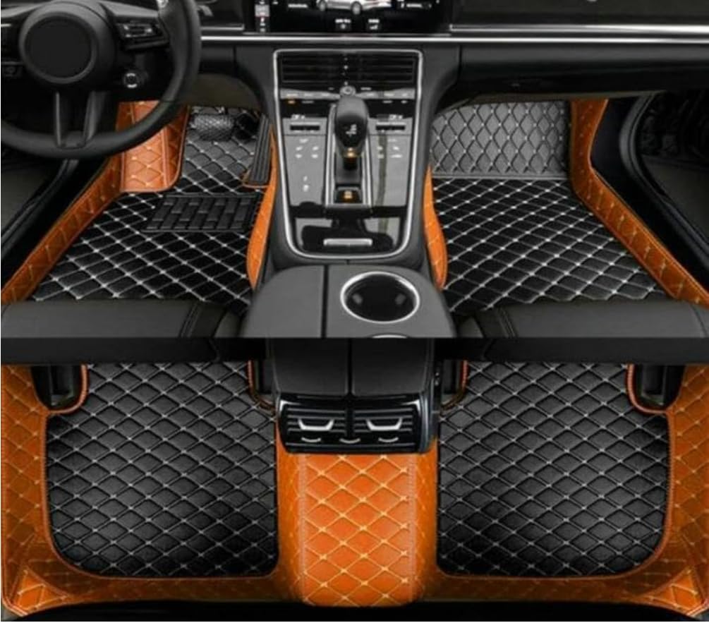 Suitable for 98% Cars,SUVs,Trucks, to Protect The Vehicle Interior Floor Accessories, Waterproof Leather car Foot mat ， Customized Personalized car