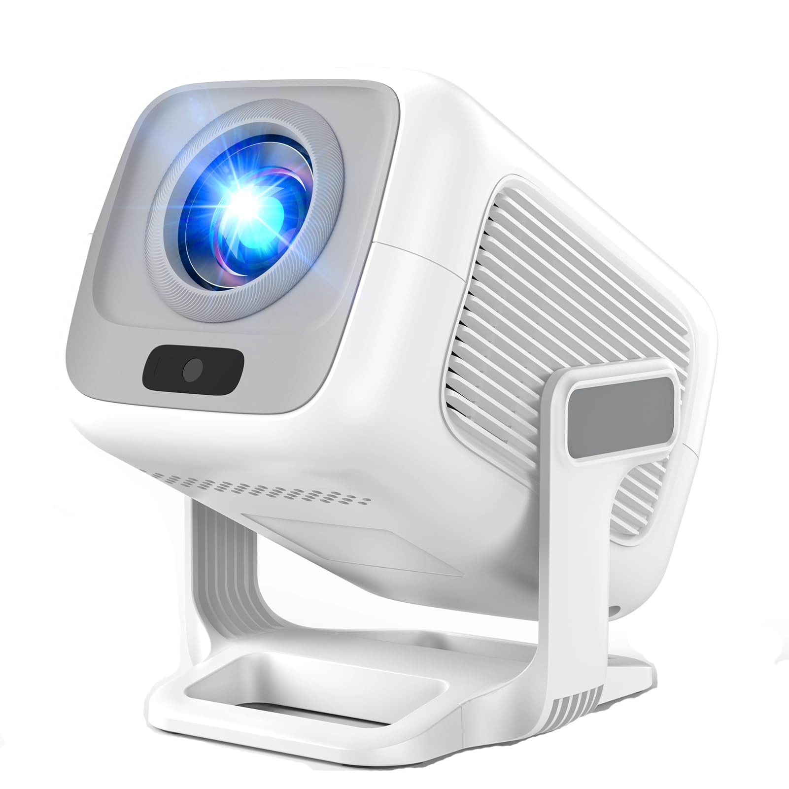 AKIYO Mini Projector, WiFi Bluetooth Full HD 1080P Support, 12000L Portable Movie Projector with Tripod, Phone Projector