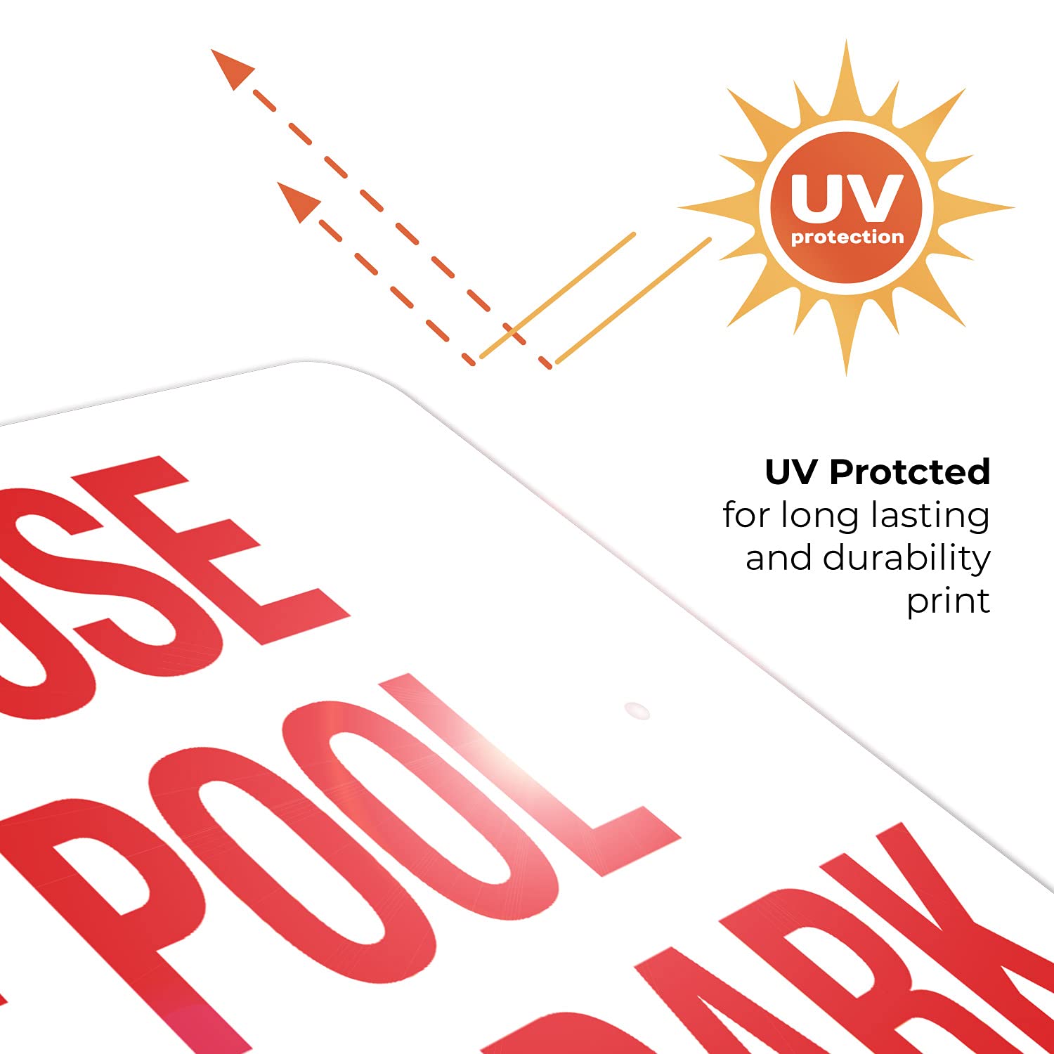 California No Pool Use After Dark Sign, Complies with State of California Pool Safety Code, 18x24 Inches, 55 mil Thick HDPS (high Density polystyrene), Made in USA