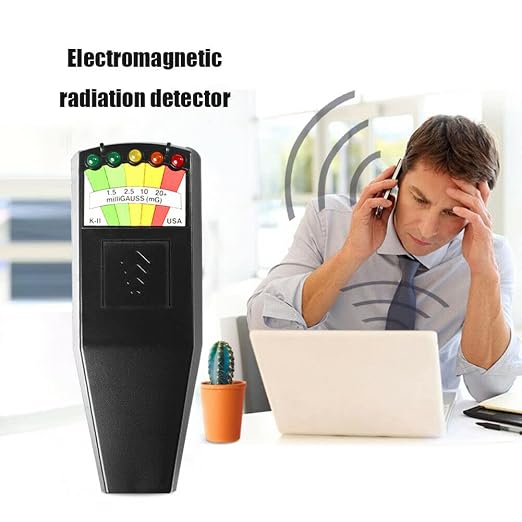 Detector de radiación electromagnética LCD digital miniatura 3