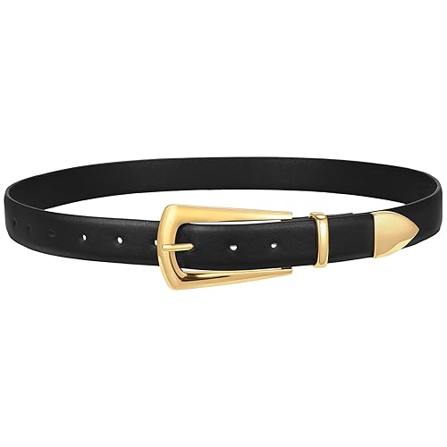 XZQTIVE Women's Leather Belt Fashion Casual Office Faux Suede Waist
