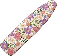 Vista 20 de Cubierta de tabla de hierro de aguacate, tamaño estándar, acolchado grueso con gancho y bucle, almohadilla de planchar para mesa, cubierta extra