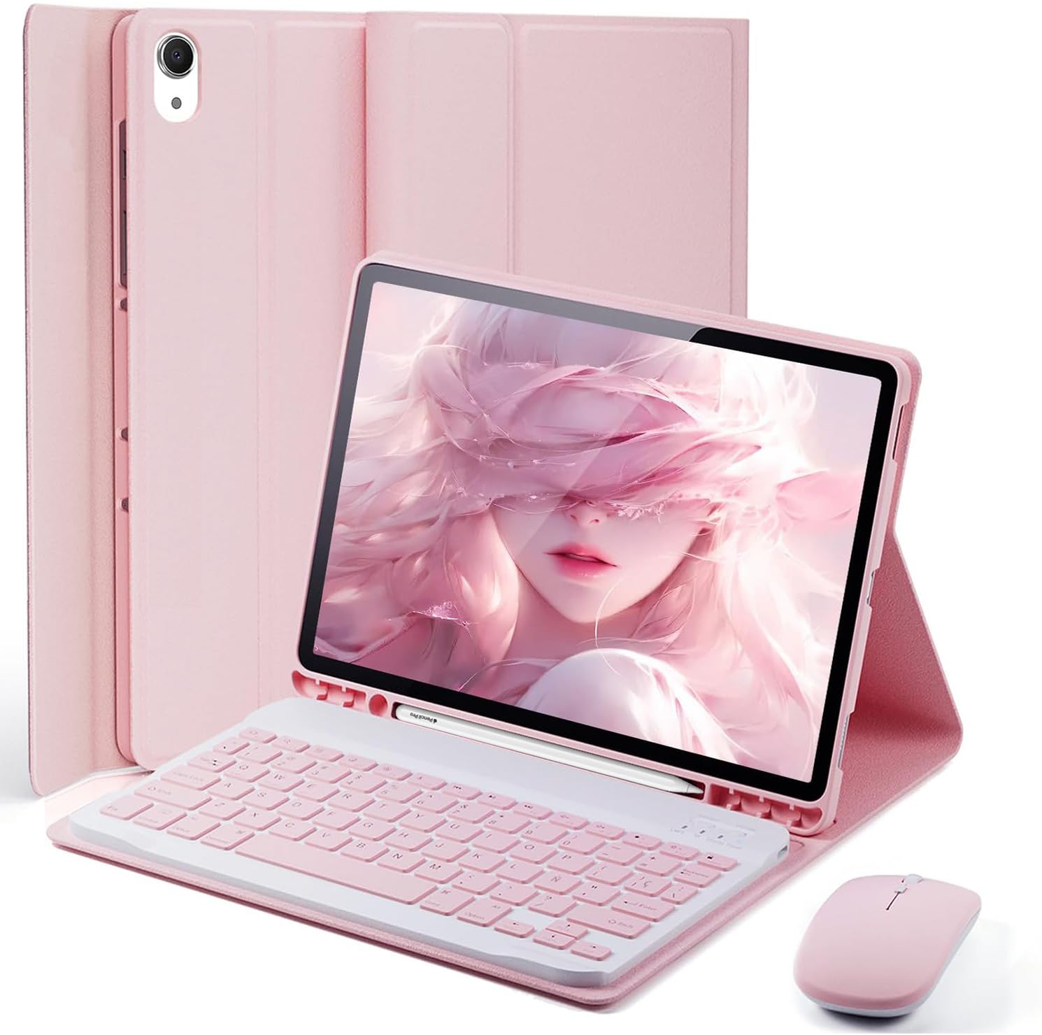 iPad本体 kunchan TUNKARMOR for iPad 11th 10th Generation Case with Keyboard 11-inch