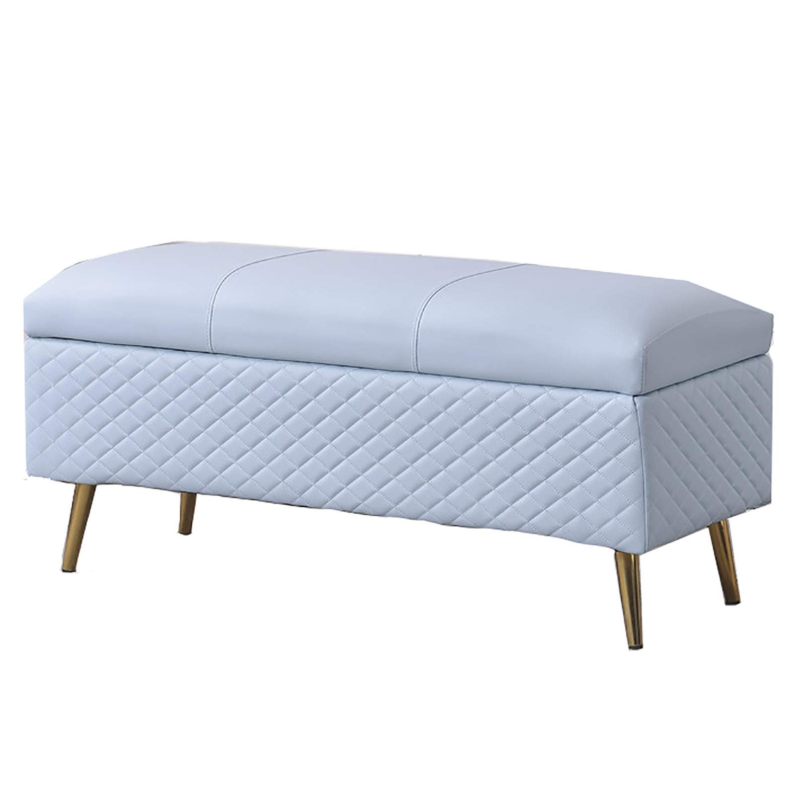 Tabouret de rangement noir haut de gamme pour des sièges de couloir design