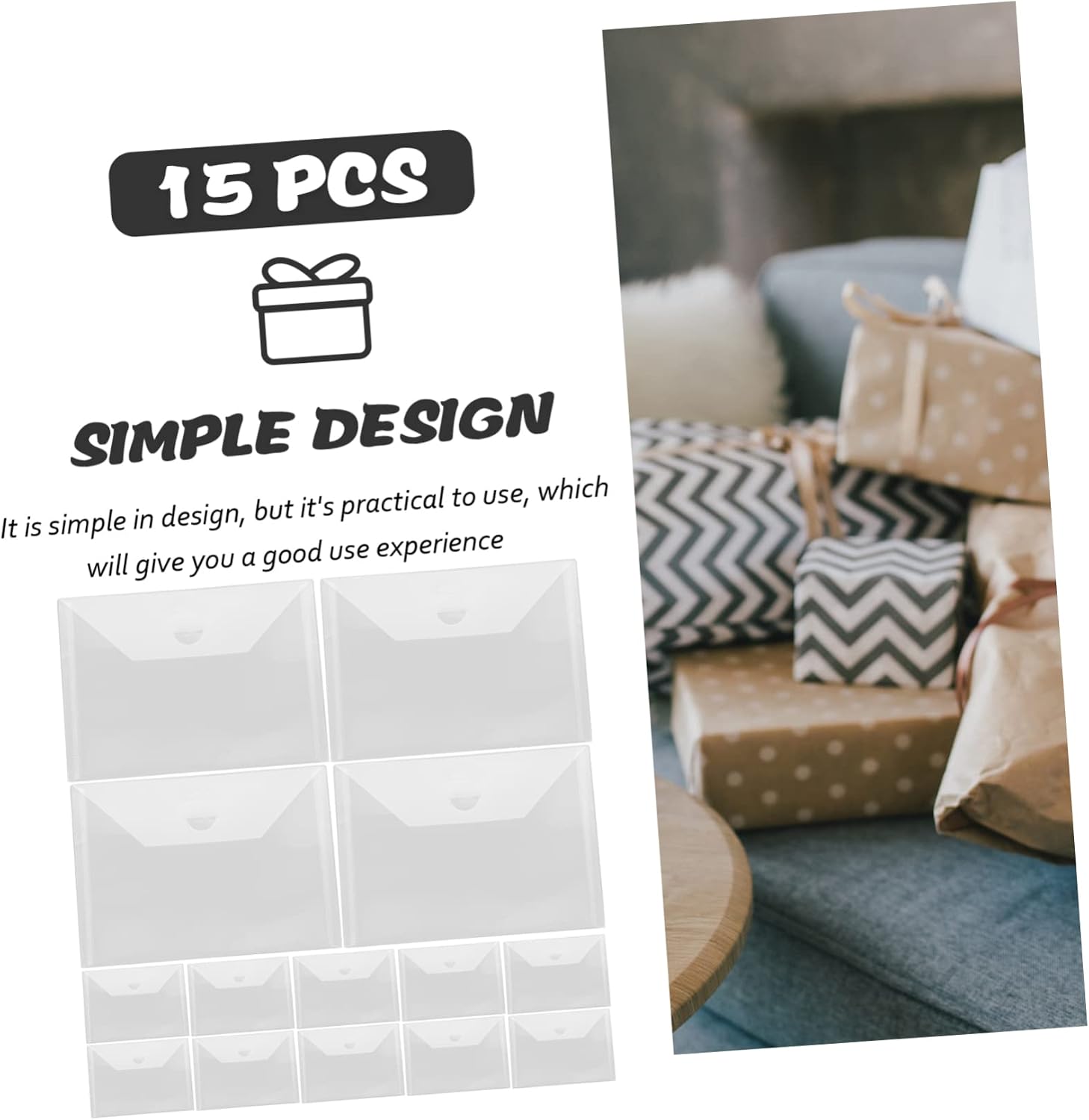 15pcs Die Stamp Storage Bags Stencil Organizers for Card Making Scrapbooking and DIY Crafts Convenient Pouches for Cutting Dies and Embossing Supplies
