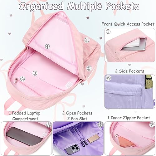 Miniatura 5 de Meisohua Mochila escolar para adolescentes, niñas, niños, mochila para escuela primaria, bolsa de libros para niños, mochila para el almuerzo