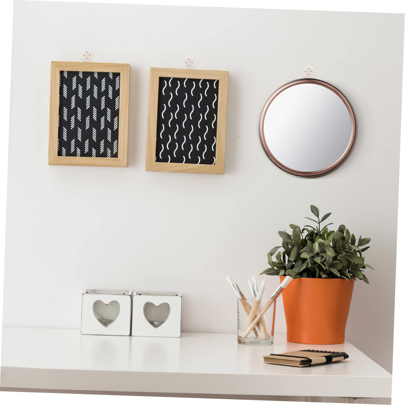 OSALADI 117piezas Ganchos Para Colgar Cuadros Sin Rastro Kit De Colgadores De Pared Para Decorar Adecuado Para Paredes De Ladrillo y Concreto