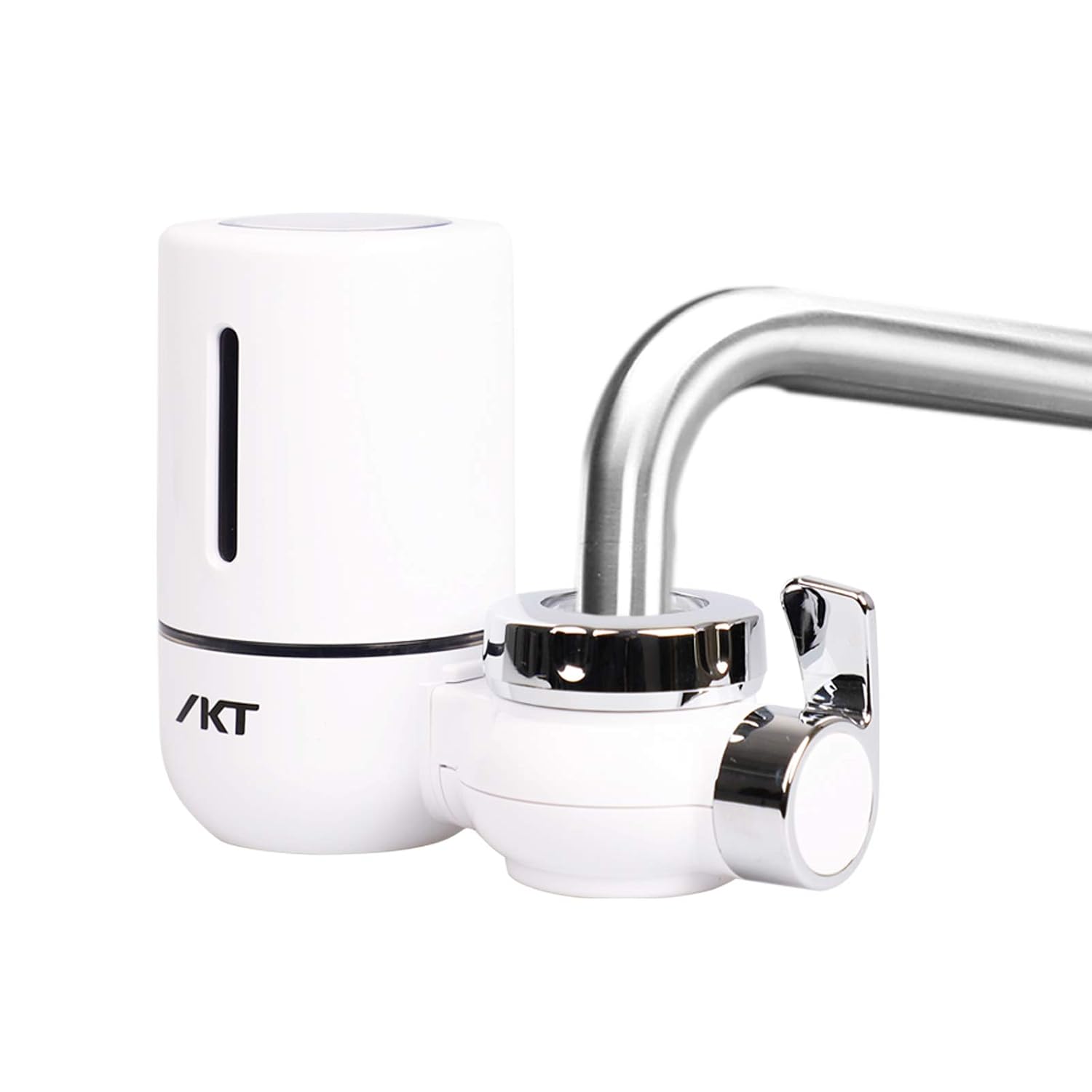 IKT Faucet Water Filter System Purifier,fits for Kitchen and Bathroom Sink,Regular&Sprayer Mode,1 Filter Included for 6 Months