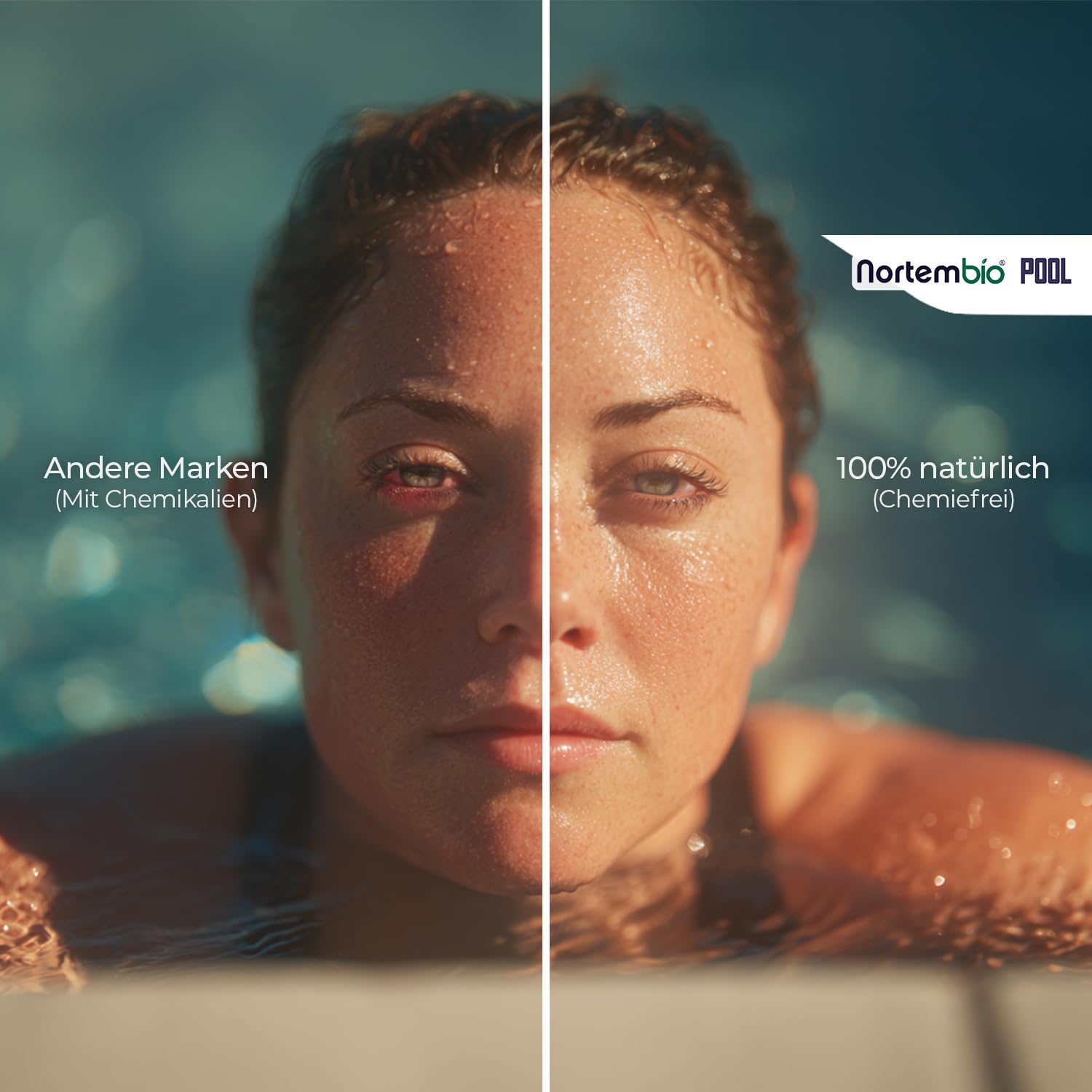 Nortembio pH- Minus Flüssig pH-Senker für Pools und Spa, Regulator des Wasserhaushalts, Verbessert die Wirksamkeit von Chlor, Professionelle Wasserpflege (5 L)