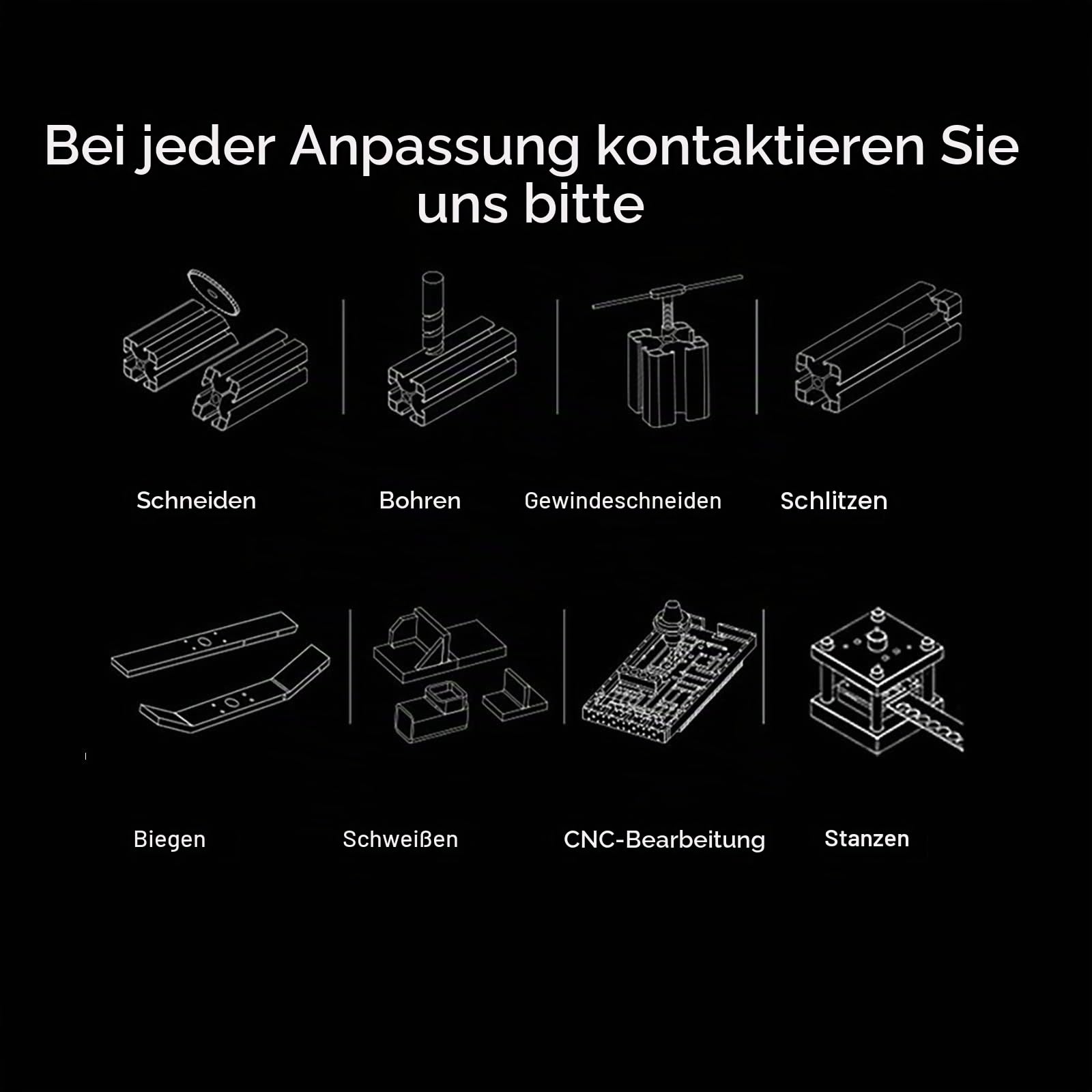 AluProfil 3060 Alu Profil 400mm T Typ Schwarz Aluminium Profile 30x60 Europäischer Standard Eloxierte Linearschiene Extrusion 2 Stück, für 3D Drucker und CNC