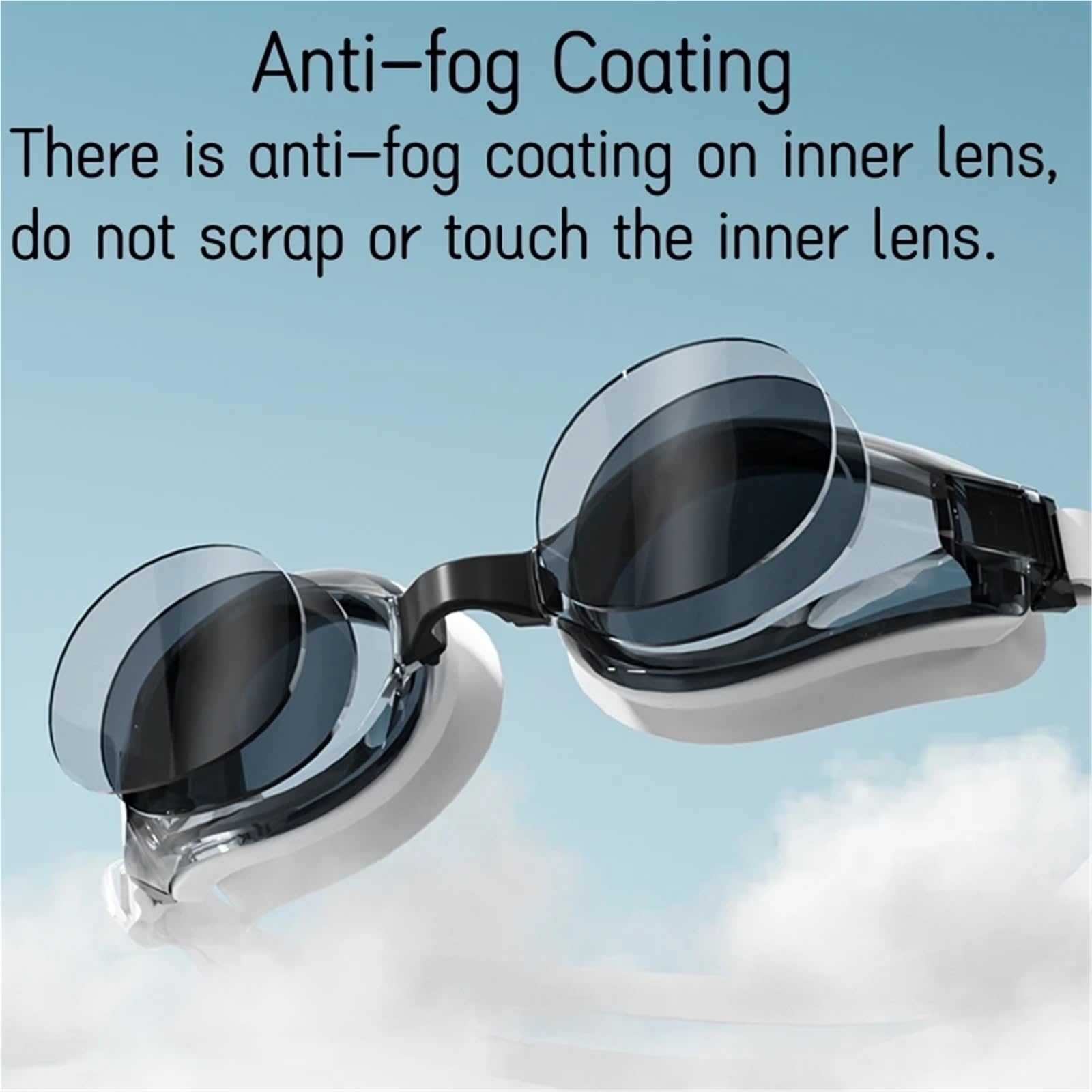 1 pieza gafas de natación unisex antivaho impermeables Para Deportes | Gafas de natación for adultos, gafas de natación ajustables sin fugas