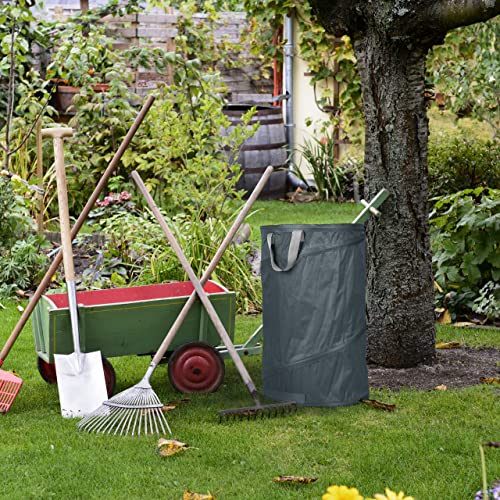 Sacos para jardín de 120L impermeables, juego de 2 bolsas de hojas pop-up con asas resistentes 2