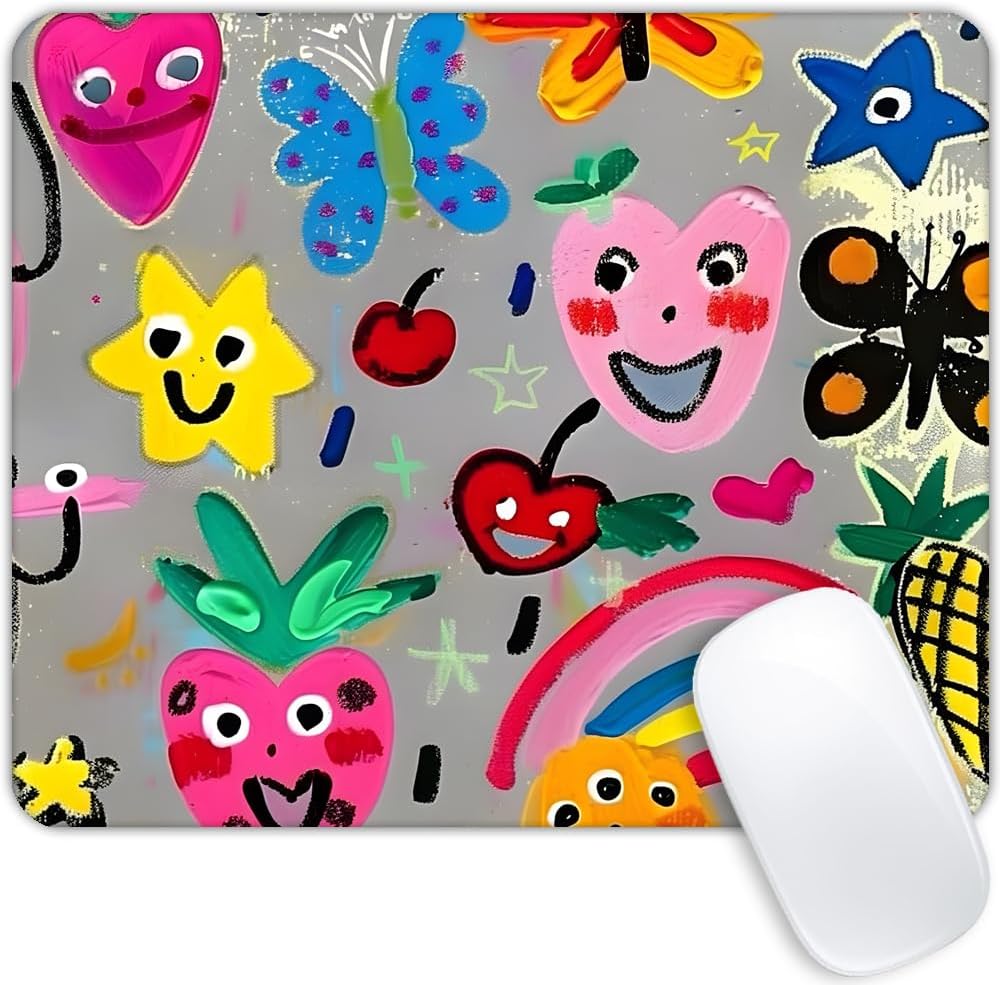 Good Vibes Quadratisches Mauspad, strukturiertes Mauspad, waschbar