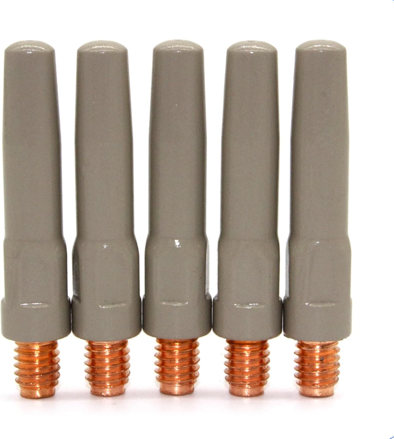 14Pcs 115AK Welding Tips Coating Protections Nozzle Tip Welding Torche Welding Sleeve Welding Nozzle Tips