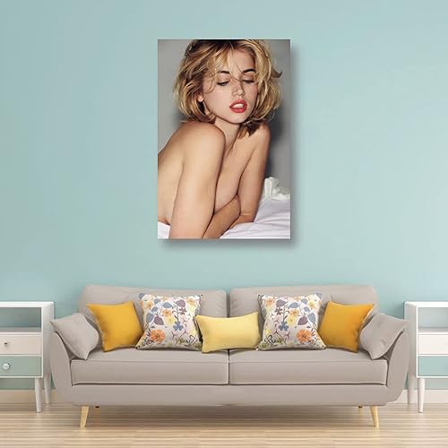 Miniatura 4 de HONJI Póster sexy de la actriz Ana De Armas, póster artístico de pared, regalos para dormitorio, decoración del hogar, lienzo para colgar cuadros de