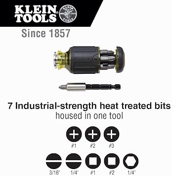 Klein Tools Folding Jab Saw + Stubby Screwdriver (8-in-1)