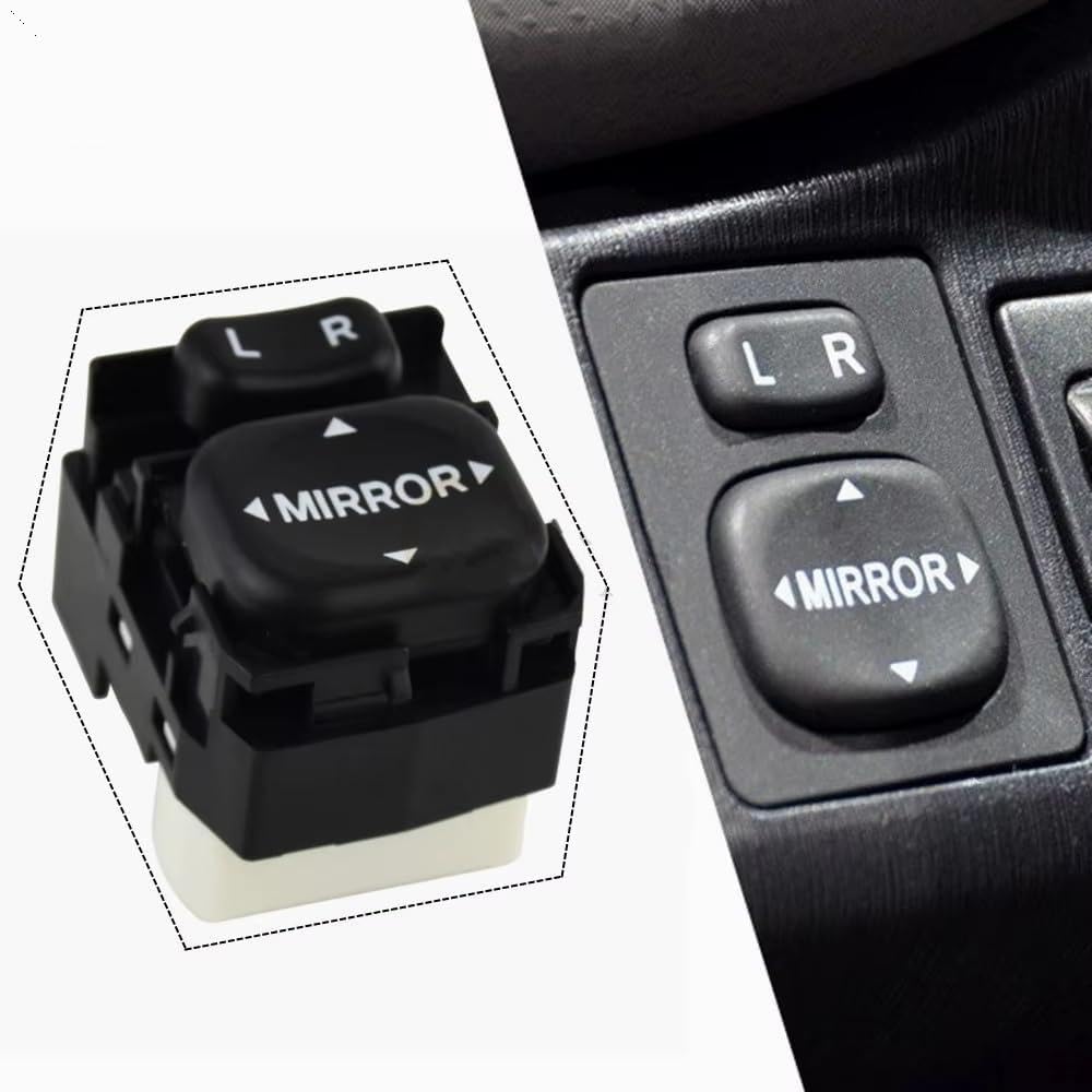 Interruptor de espejo retrovisor para coche compatible con IS250 IS350 RX400h 2006-2009 84872-52040 84870-02040 Botón de ajuste del espejo retrovisor lateral