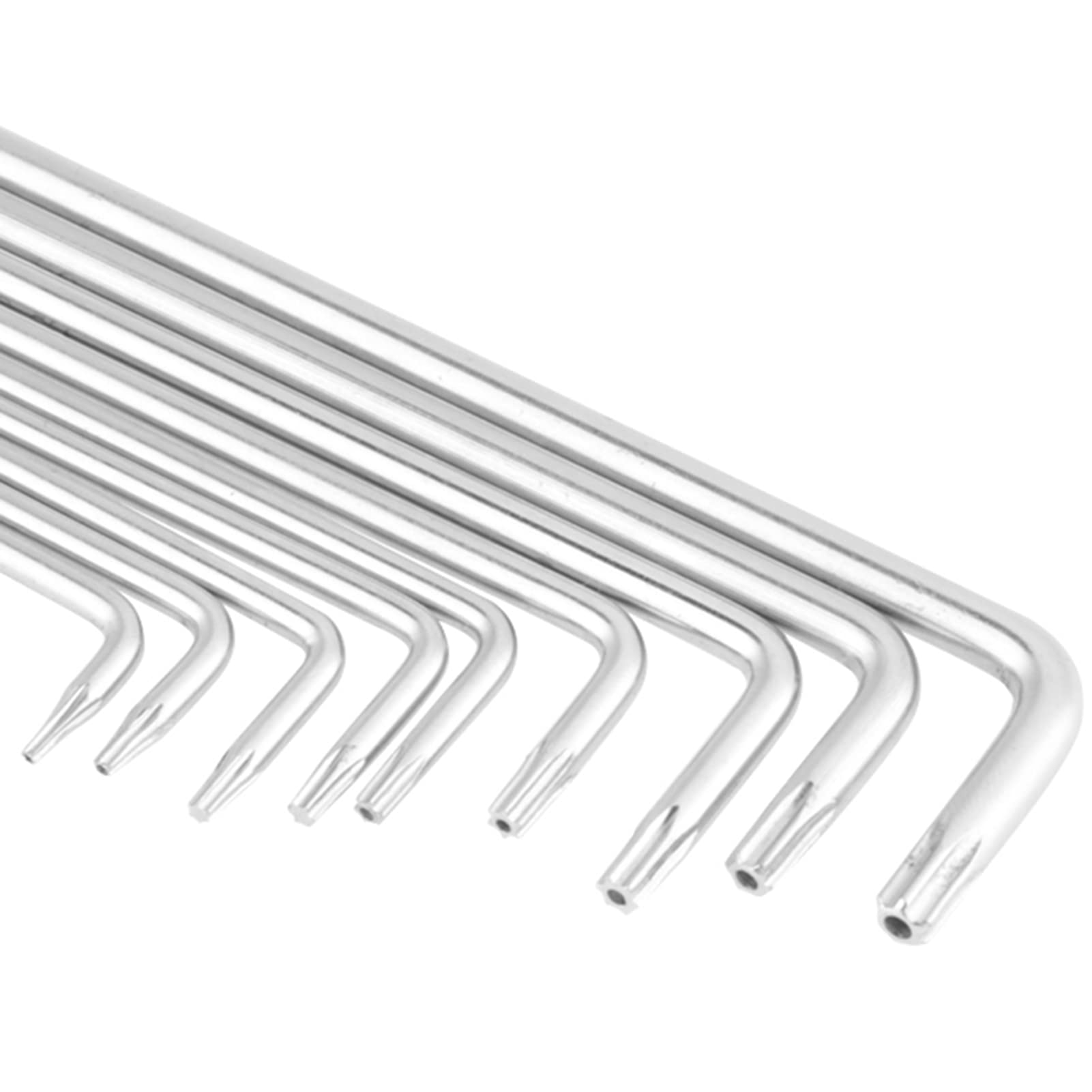 Ejoyous Set di Chiavi a Brugola Torx, 9 Pezzi, Chiave di Sicurezza a Stella a Forma di L, T6 T7 T8 T9 T10 T15 T20 T25 T27