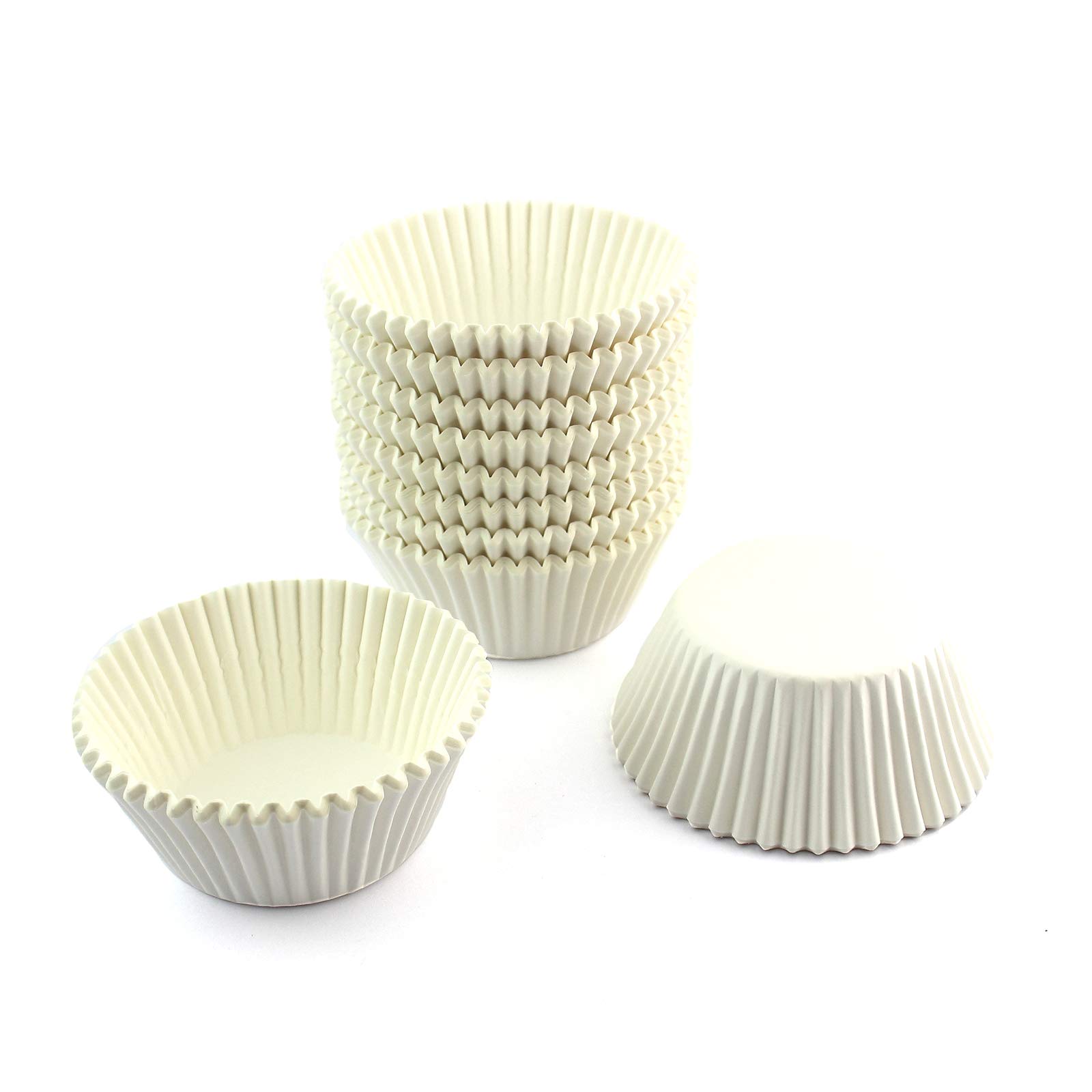tamaño estándar para cupcakes 200 pcs, blanco