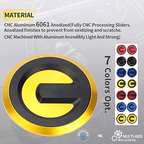 Miniatura 3 de Modeer Protector de agujeros para marco de brazo oscilante de motocicleta para BMW R1250GS Adventure HP R1250RT 2018-2022 R1200GS LC 2013-2022