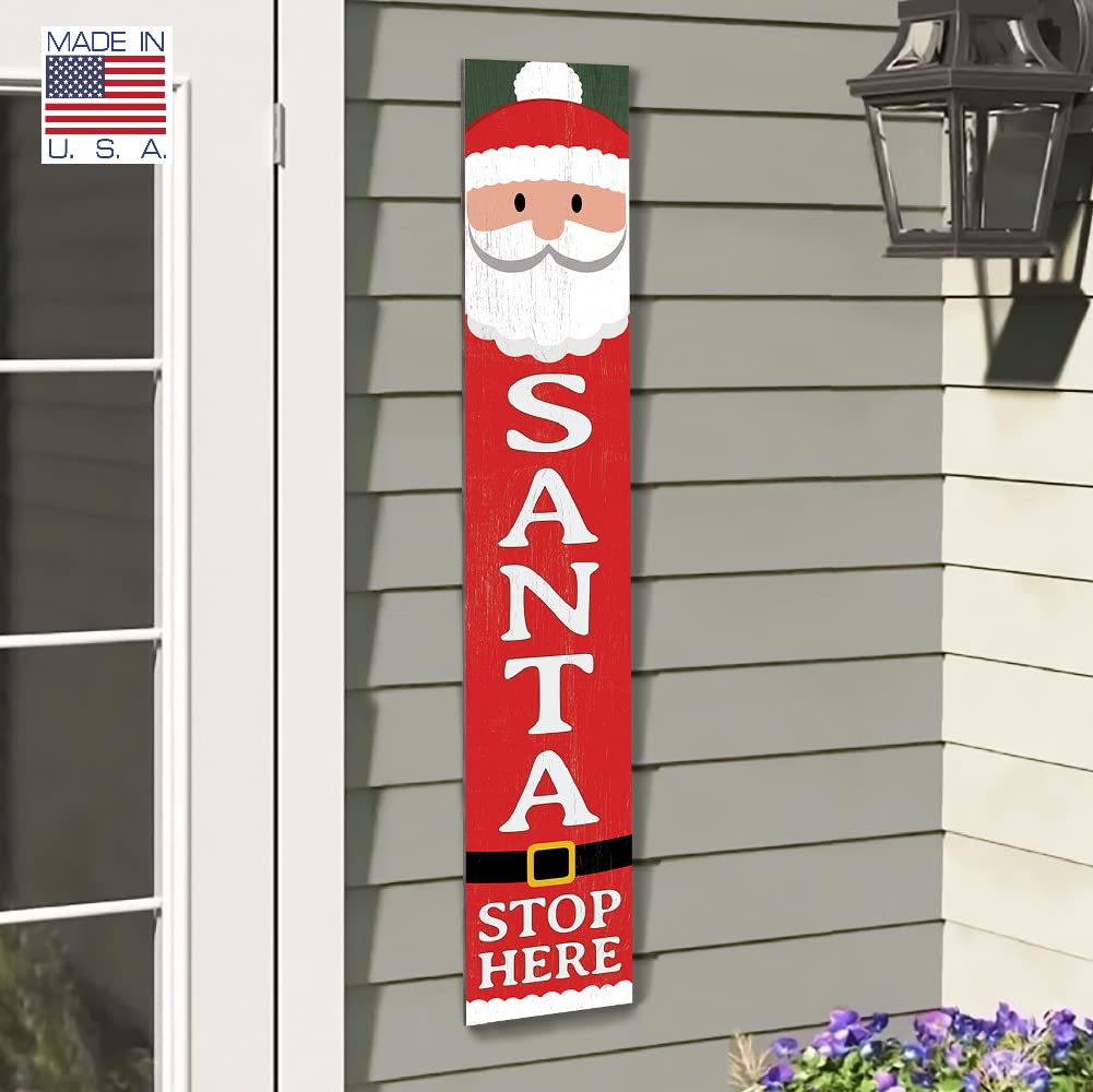 Amazon.co.jp: My Word! Santa Stop Here クリスマスホリデーポーチ