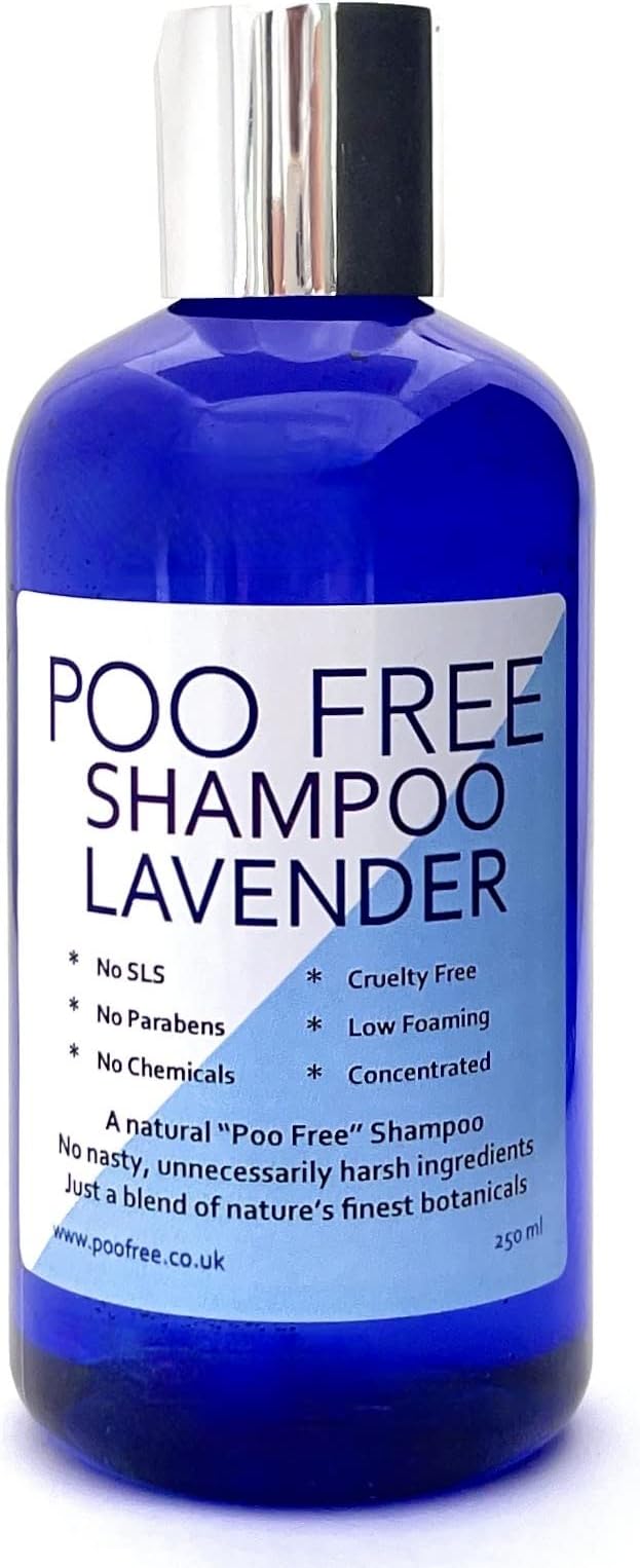 Shampoo – 99% Natural Origin – Aloe Vera & Lavender – pH 5.5 Scalp-Neutral – Sulfate & Paraben Free – Gentle Concentrated Wash for Sensitive Skin – Vegan – UK Made – 250ml