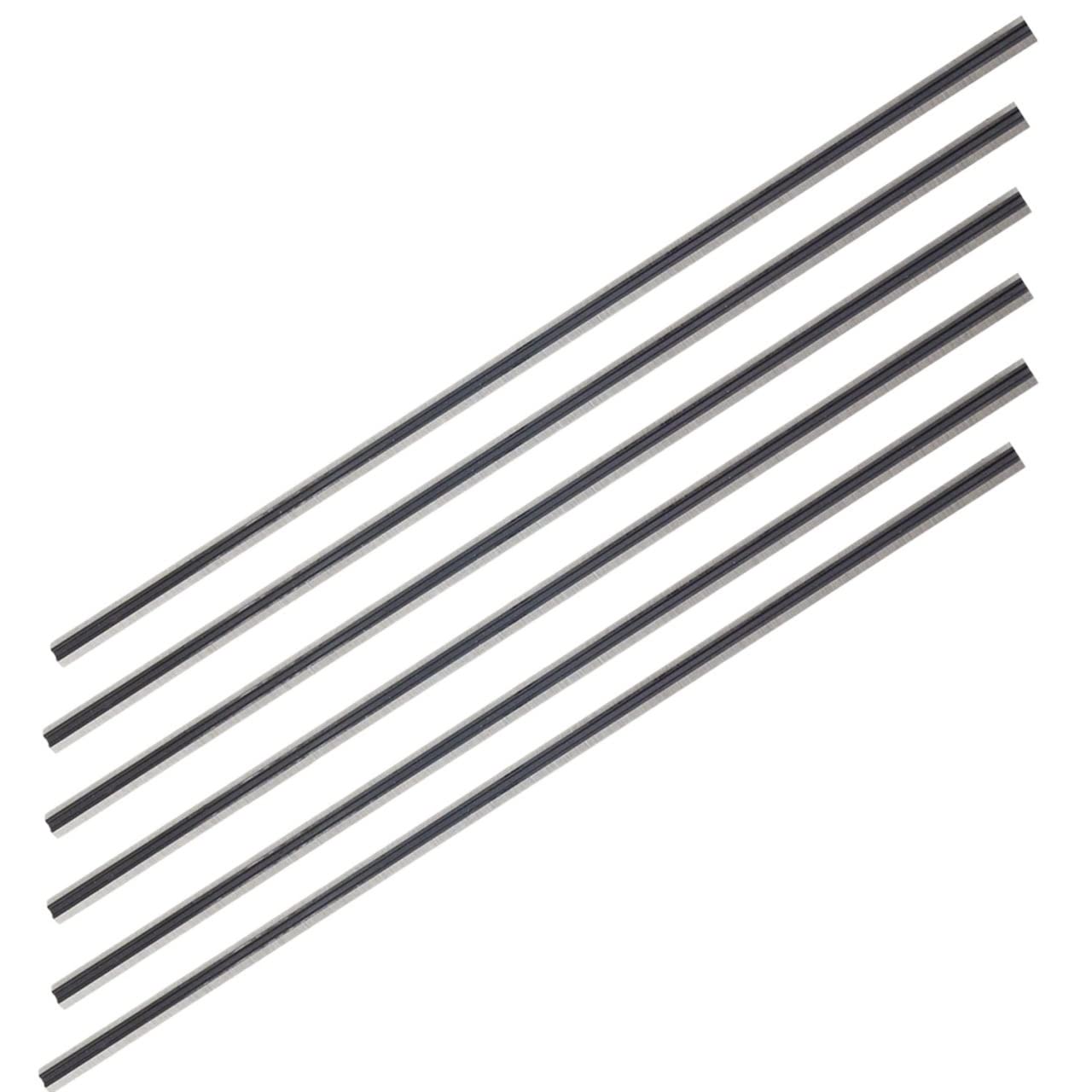 DSAINT Cuchillas cepilladoras de 306x8x2,0mm, repuesto HSS for Makita 2012 y 2012NB, cepilladora de espesor tratada con calor, doble filo, 3 juegos = 6 uds.