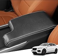 Vista 74 de Funda de cuero para consola central, funda protectora para reposabrazos, accesorios (negro con costuras blancas) para Mazda CX-5/CX5 2017 2018 2019