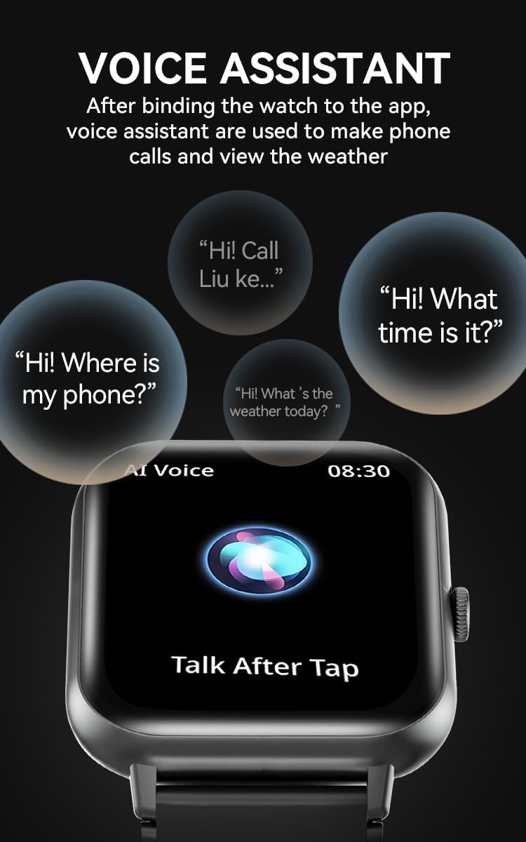 BWOO WA-05 Smart Watch displaying an incoming call