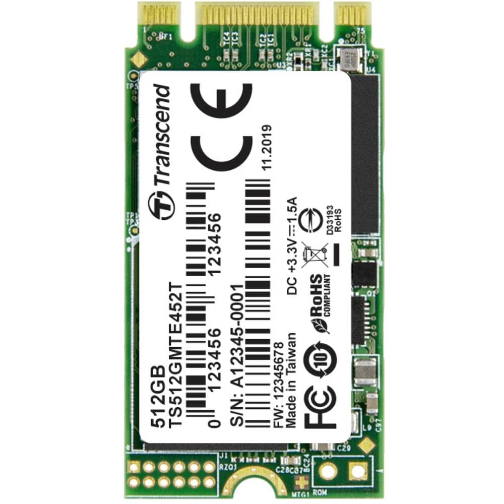 Amazon.com: 512GB Transcend MTE452T M.2 2242 PCIe Gen3x2 SSD 3D
