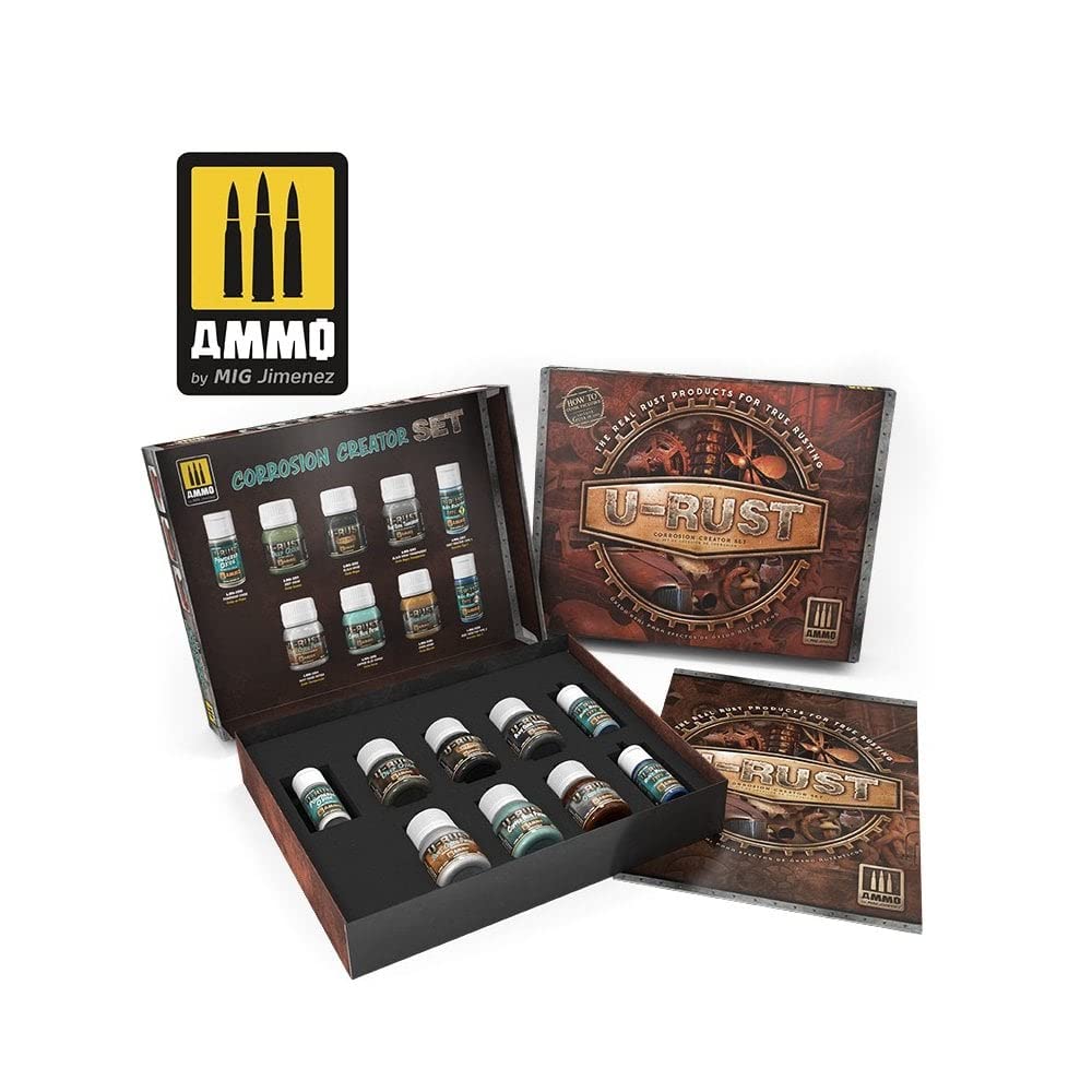 Ammo by MIG U-Rust Corrosion Creator Color Set : Amazon.com.au
