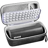Speaker Case Compatible with Sonos Roam WLAN & Bluetooth Portable Smart Speaker, Travel Carrying Protective Holder Box for Roam Smart Speaker Accessories -Black, Box Only