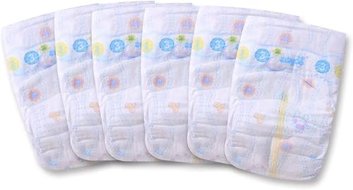 Pañales Reborn Baby Dolls para recién nacidos de 18 a 22 pulgadas, reutilizables, paquete de 6 piezas