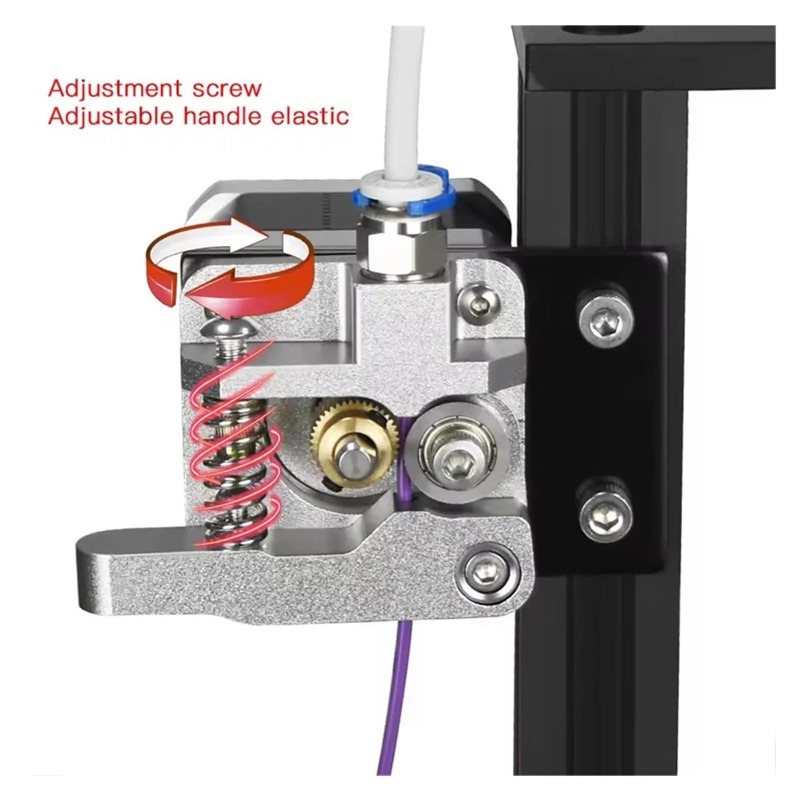 Compatibile con Creality, kit estrusore MK8 for Ender-3/CR-10