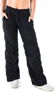 Yogipace Women's Lightweight Studio Pants, 25-34 Inseam, UPF 50+ Sun Protection
