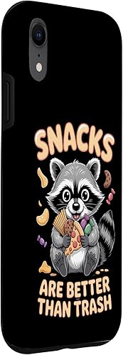 Miniatura 3 de Snacks are Better Than Trash, Funny Raccoon Case for iPhone XR