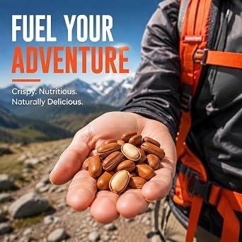Roasted Pine Nuts In Shell 580g Jar
