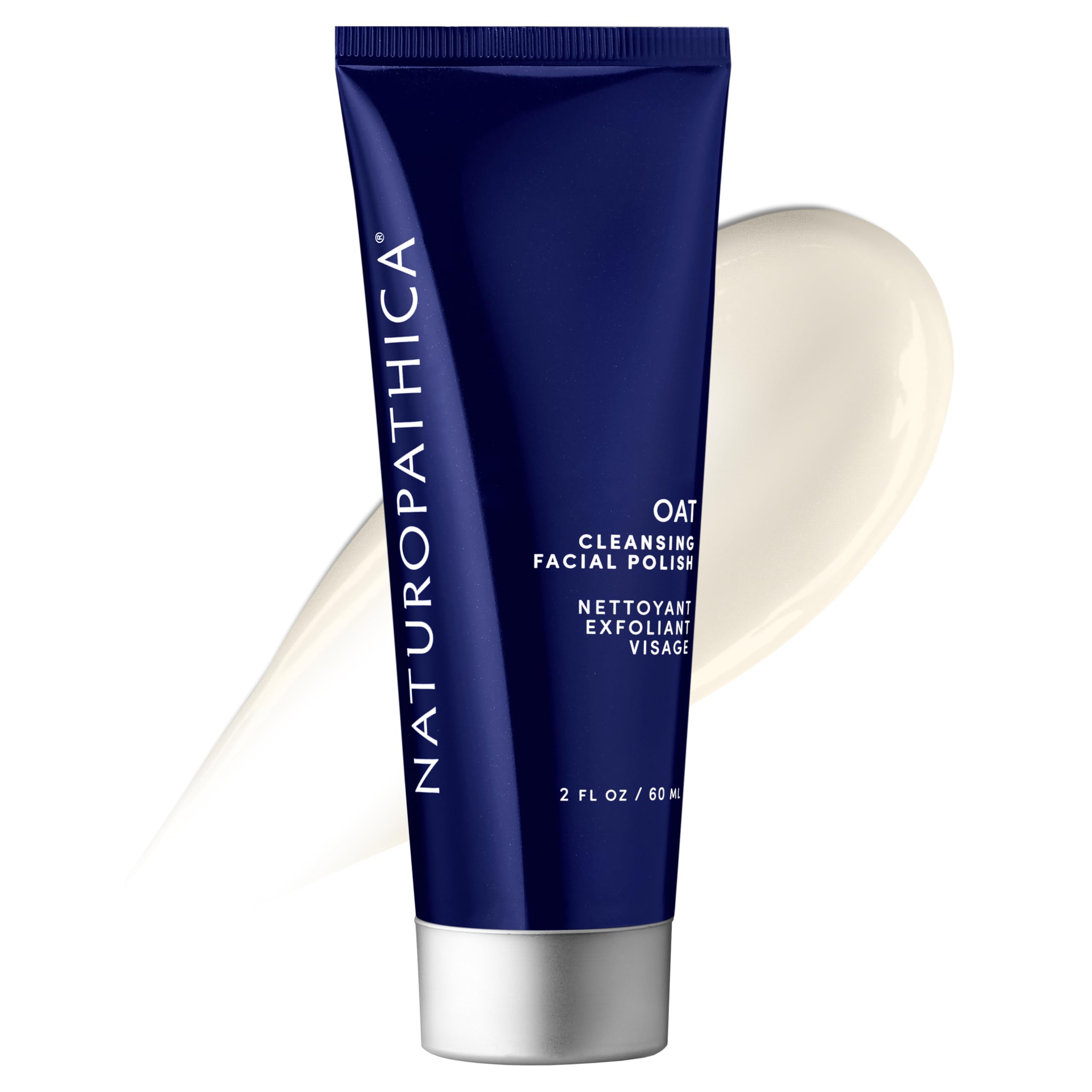 Naturopathica Oat Cleansing Facial Polish, 3-in-1 Cleanser, Scrub & Mask