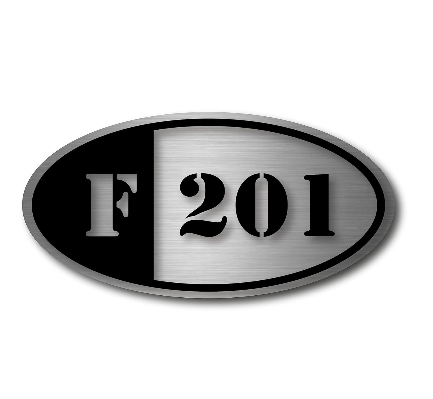 STUDPEEK 201 Door Number Plate For Home Customized Personalized Name