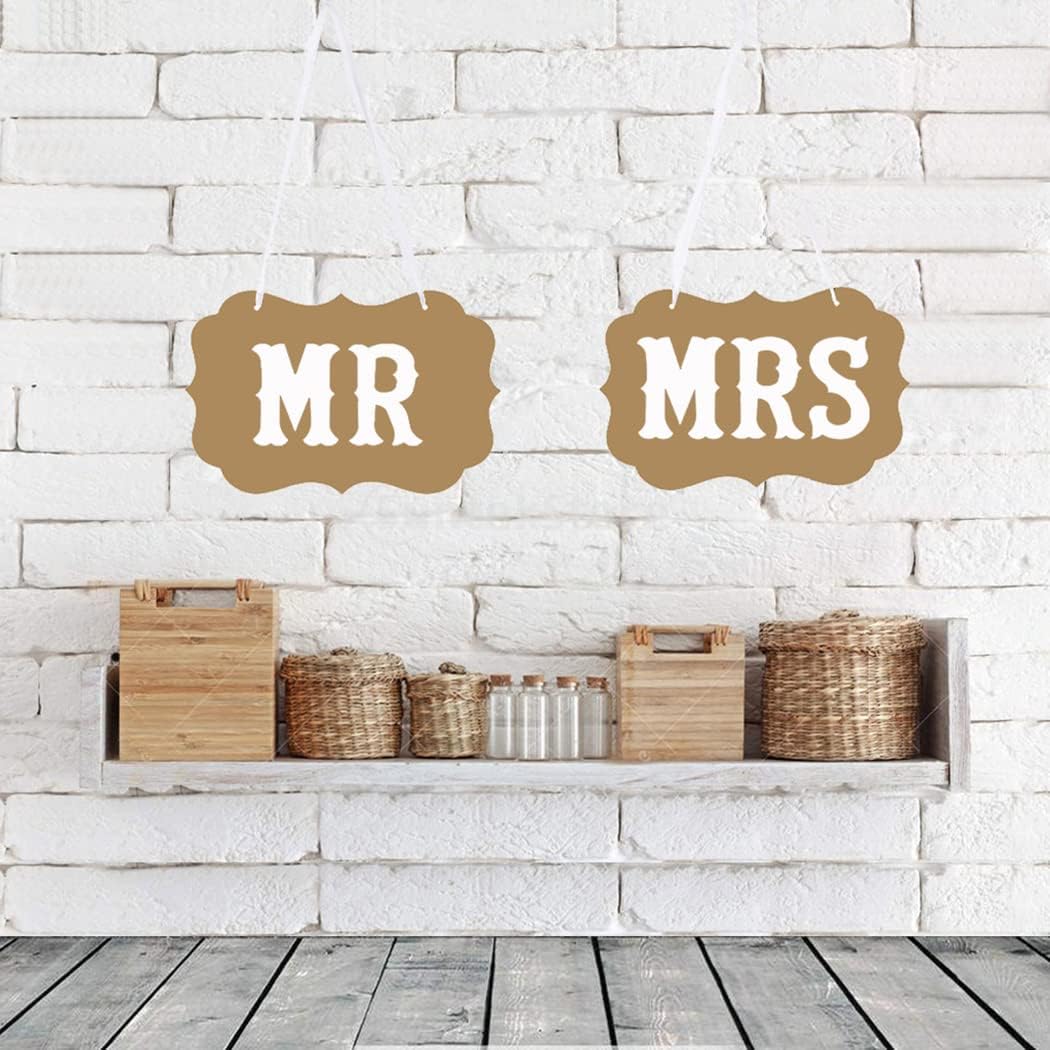 14PCS Just Married Banner Mr and Mrs Wooden Signs Letters Decorations Set Love Foil Balloons Glitter Latex Balloons Reception Sign Garland for Table Decor Bridal Decorations Supplies