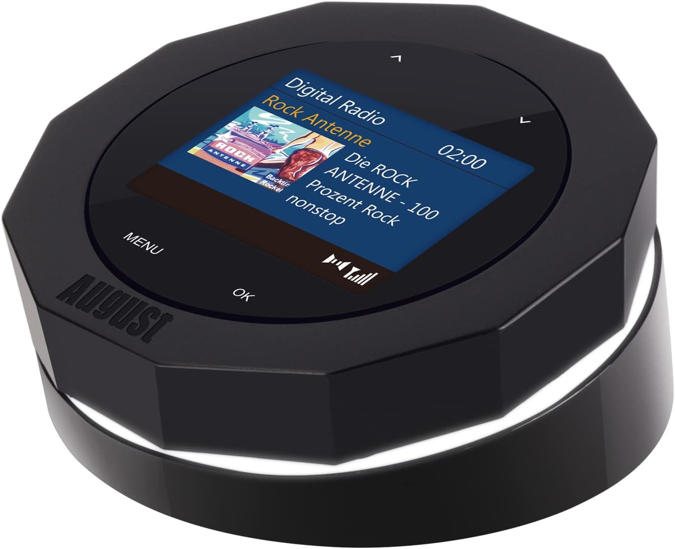 August DR245 FM/DAB/DAB+ Radio Receiver with Bluetooth - Easily Add DAB, DAB+, FM Radio or Bluetooth to your Existing Speaker System