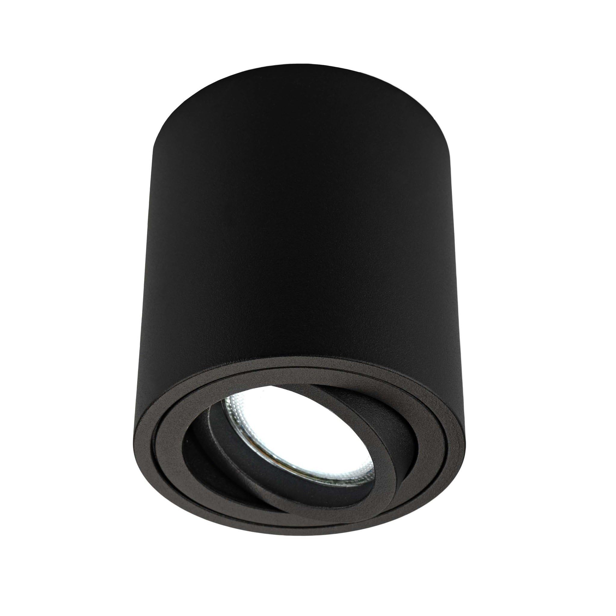 Ledvion - LED Spotlightss Dimmable, 5W, 6500K, Black, Ceiling Light