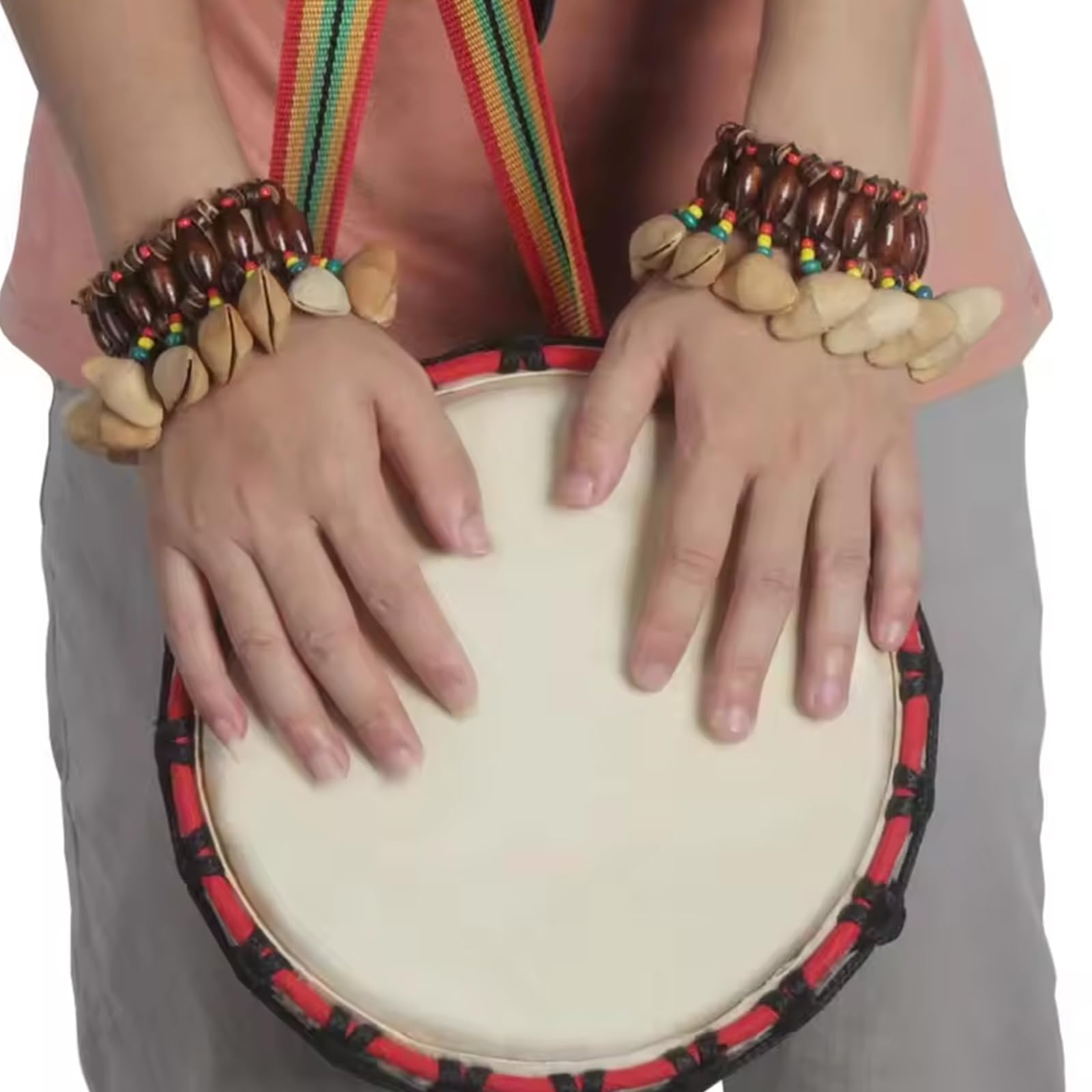 Nutshell Handglocken, Musikzubehör, Handglocke, handgefertigt, künstlerischer Shaker, tragbare Musikglocken, geeignet für verschiedene Anlässe