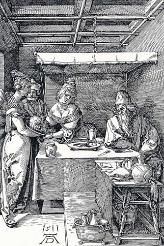 Tableau sur toile Albrecht Dürer Salomé et Jean-Baptiste 60x90cm pour chambre